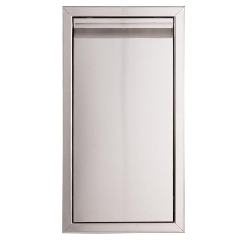 Buck Outdoor 13-Inch Stainless Steel Narrow Roll-Out Trash Bin - BE-TRNW-DRW