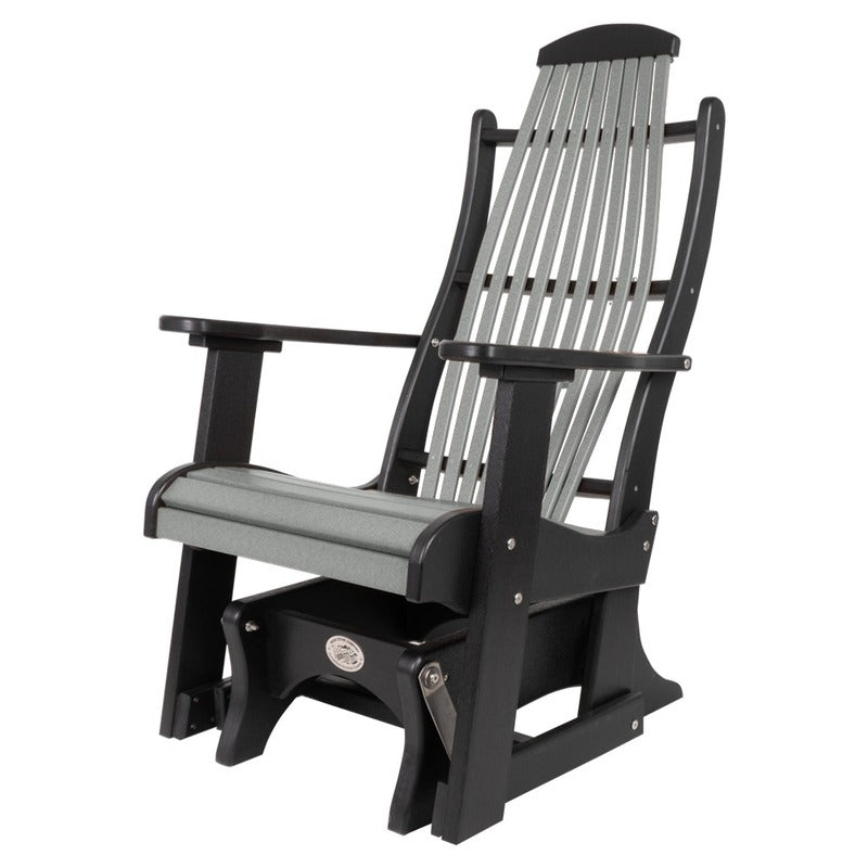 Infinity Living Poly Lumber Blue Ridge Single Glider