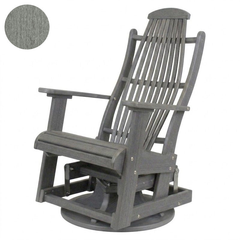 Infinity Living Poly Lumber Blue Ridge Single Glider