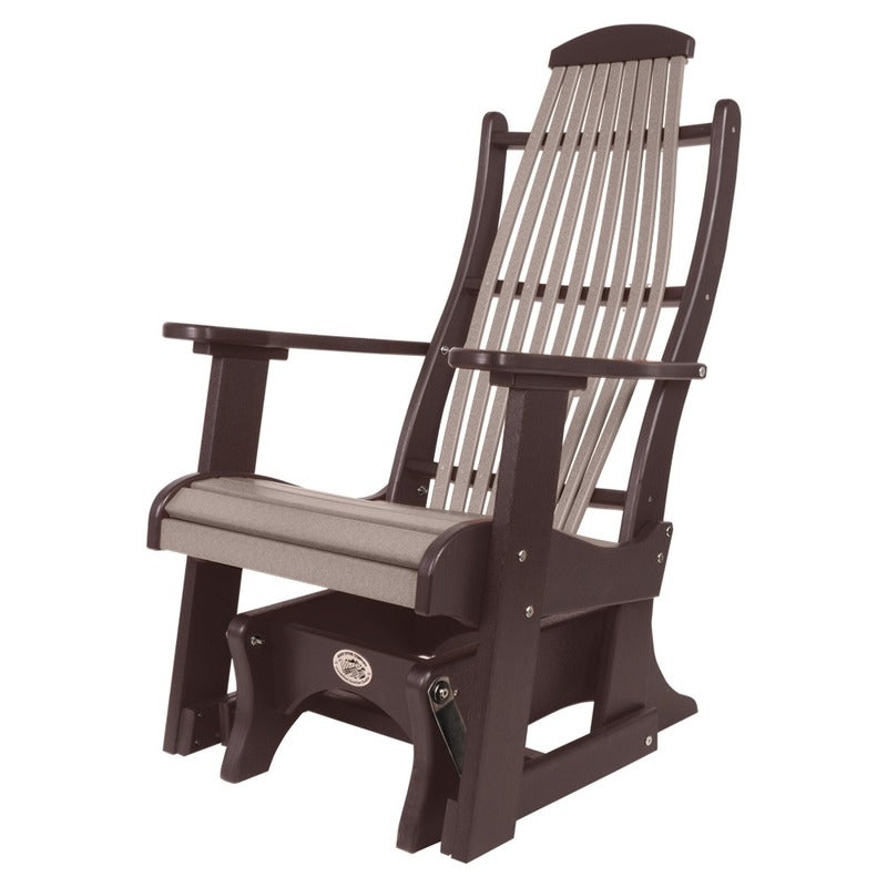 Infinity Living Poly Lumber Blue Ridge Single Glider