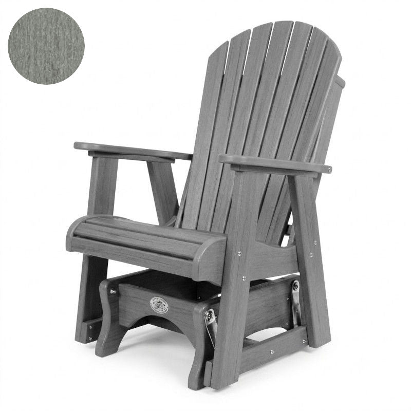 Infinity Living Poly Lumber Fan Back Single Glider