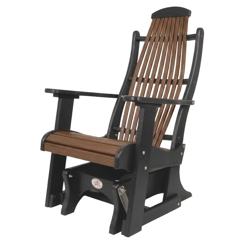 Infinity Living Poly Lumber Blue Ridge Single Glider