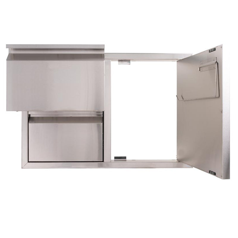 Buck Outdoor 32-Inch Stainless Steel Access Door / Double Drawer Combo - BGE-1-2-30