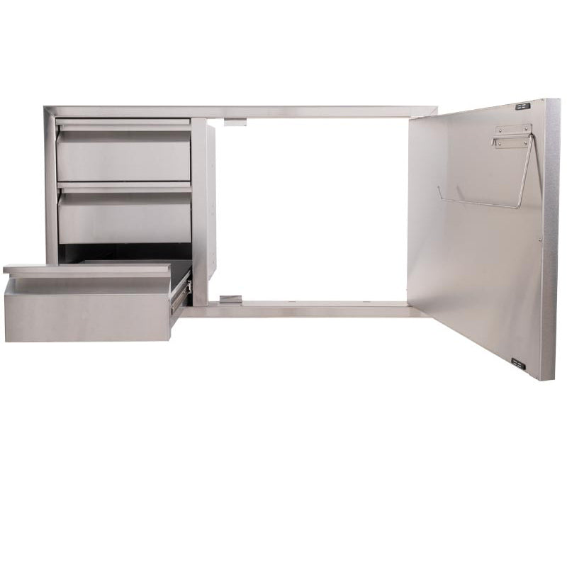 Buck Outdoor 39-Inch Stainless Steel Access Door / Triple Drawer Combo - BGE-1-3-39