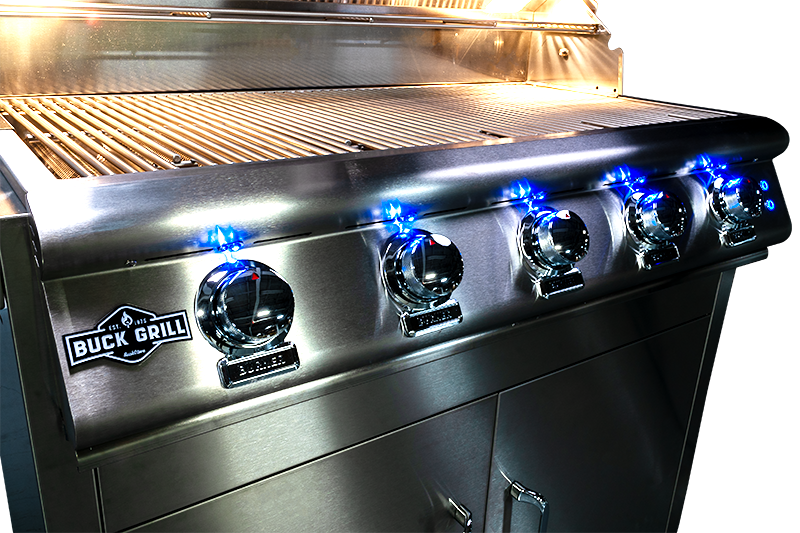 Buck Grill 5-Burner 40-Inch Gas Grill -BG-5B-NG / BG-5B-LP