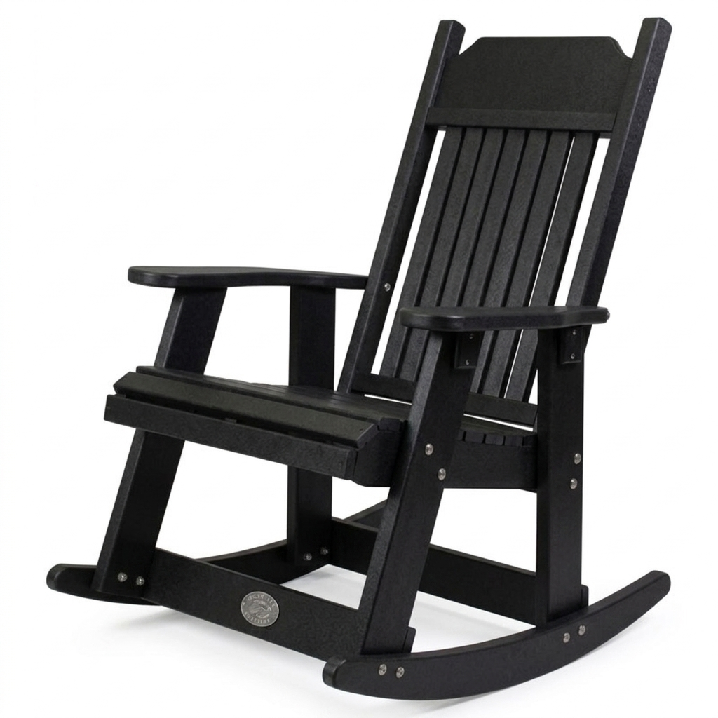 Outdoor Poly Furniture Set of 4 Carolina Rocker Chairs by Buck USA