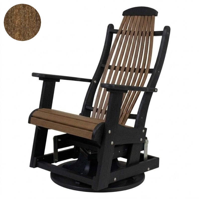 Infinity Living Poly Lumber Blue Ridge Single Glider