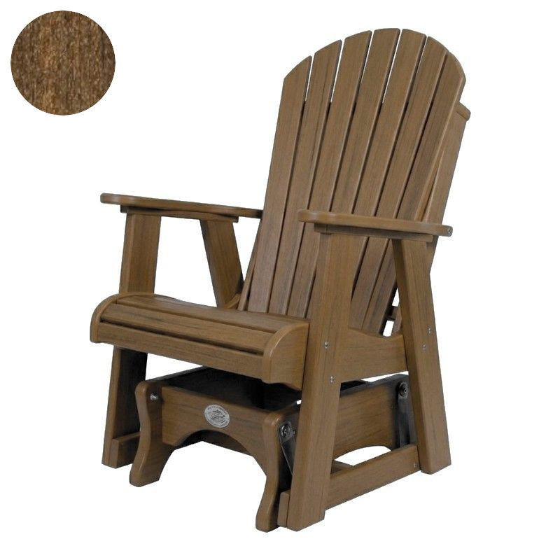 Infinity Living Poly Lumber Fan Back Single Glider