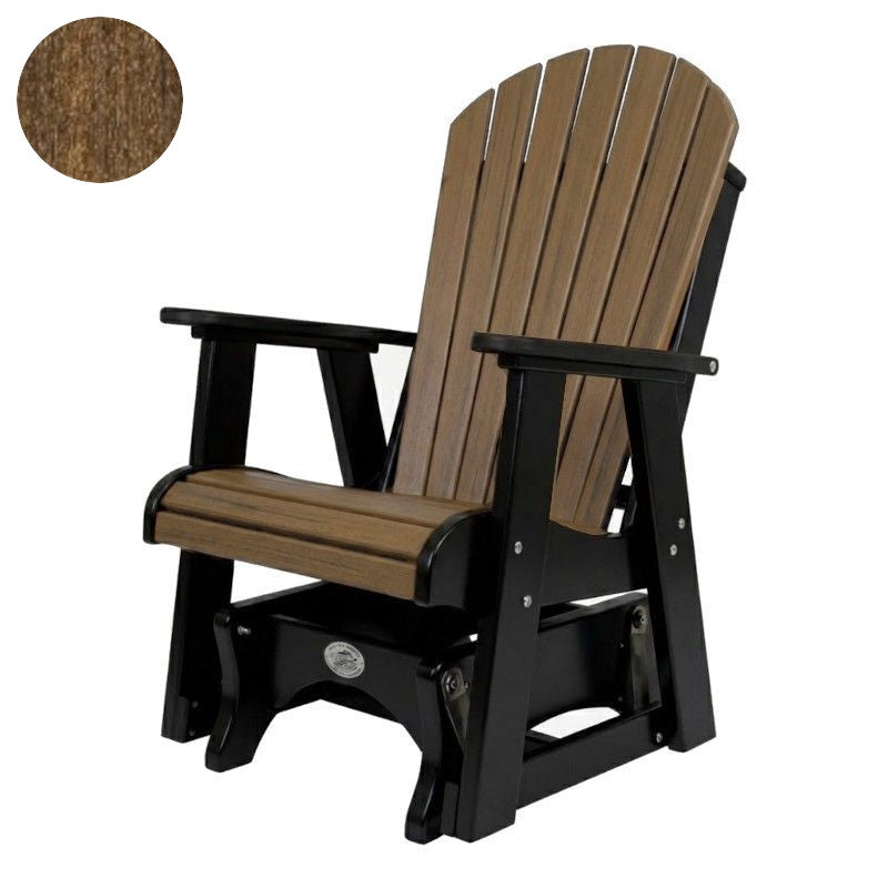 Infinity Living Poly Lumber Fan Back Single Glider