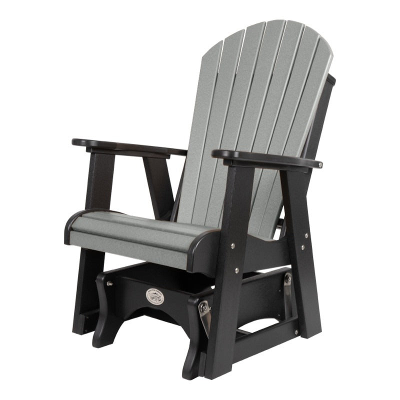 Infinity Living Poly Lumber Fan Back Single Glider