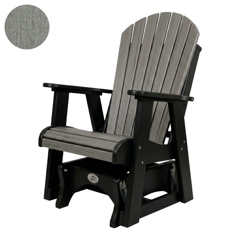 Infinity Living Poly Lumber Fan Back Single Glider