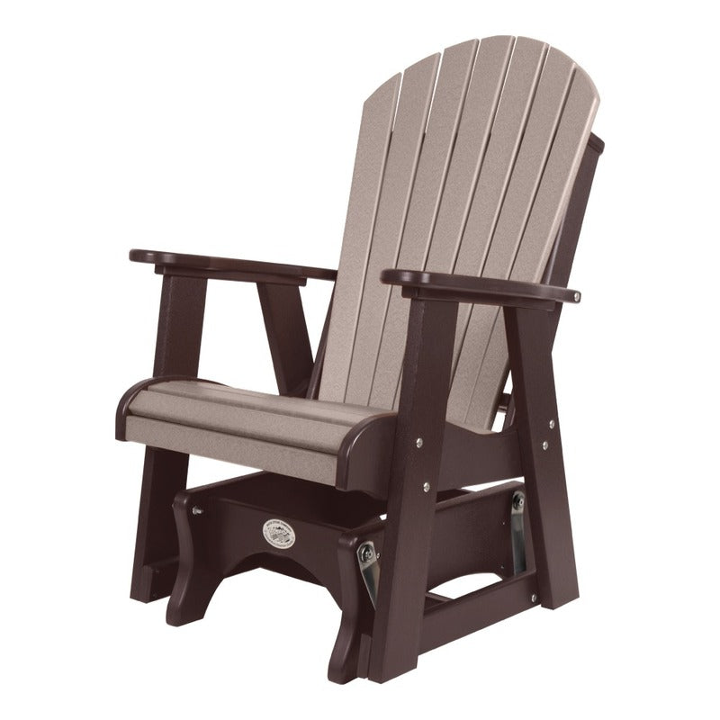 Infinity Living Poly Lumber Fan Back Single Glider