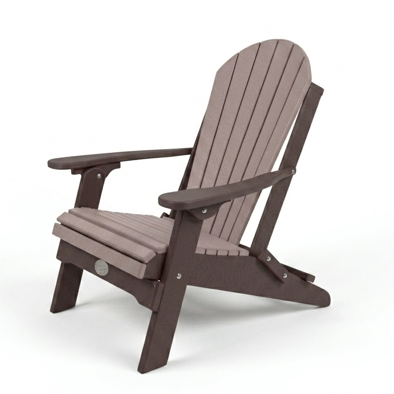 Infinity Living Poly Lumber Fan Back Adirondack Folding Chair