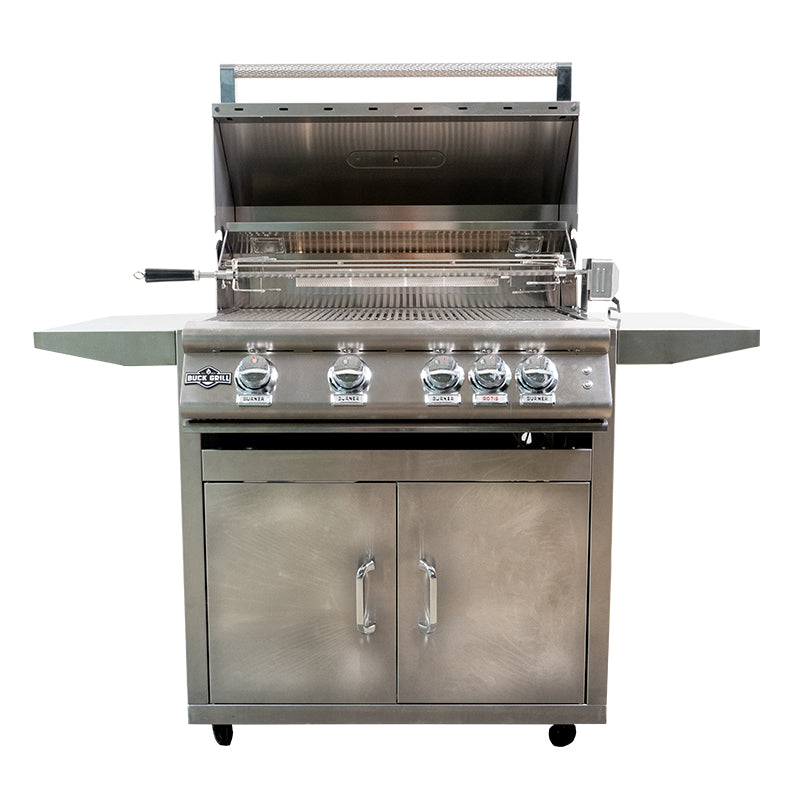 Buck Grill 4-Burner 32-Inch Gas Grill -BG-4B-NG / BG-4B-LP