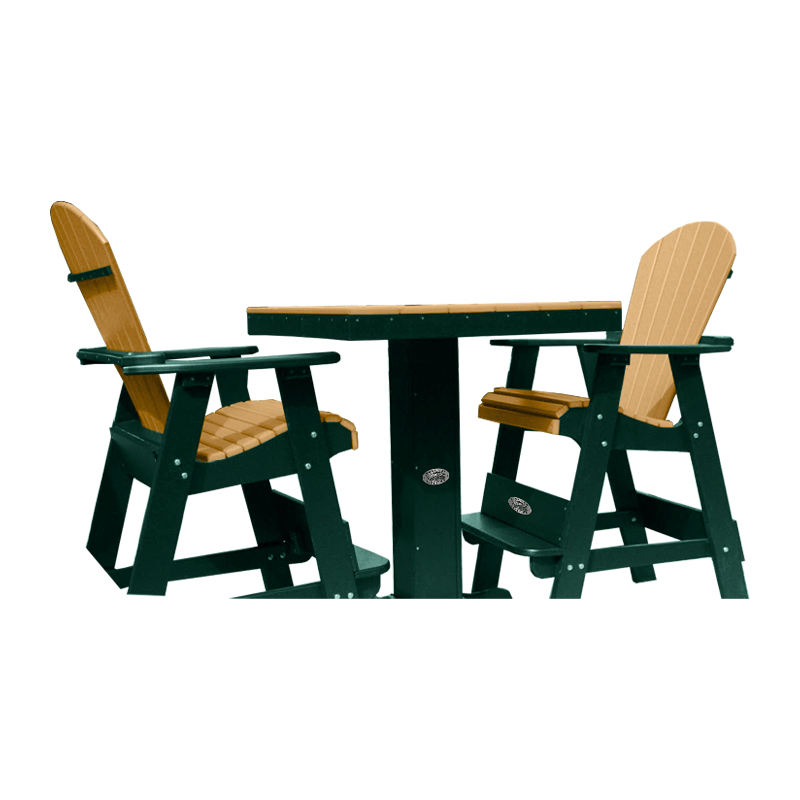 42" Square Pub Table with 4 Chairs - FF 42SQPT