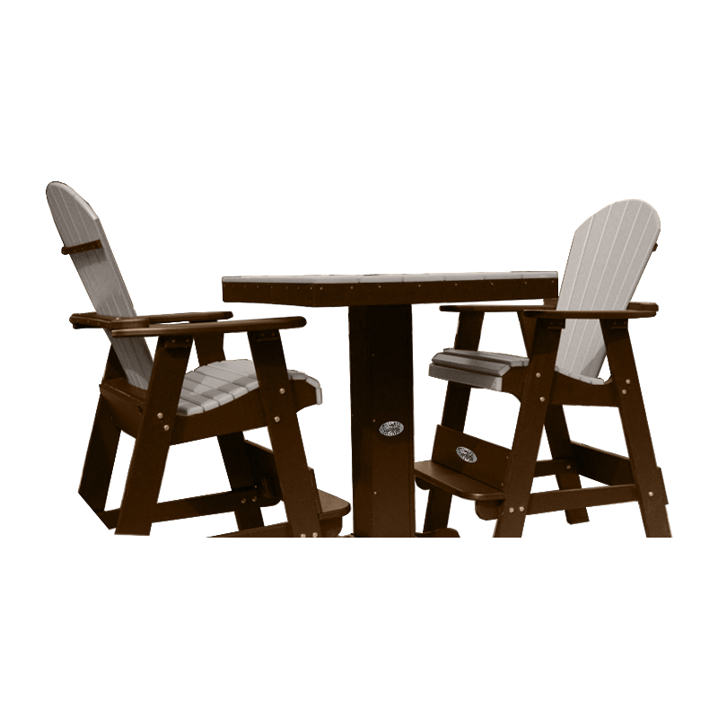 42" Square Pub Table with 4 Chairs - FF 42SQPT