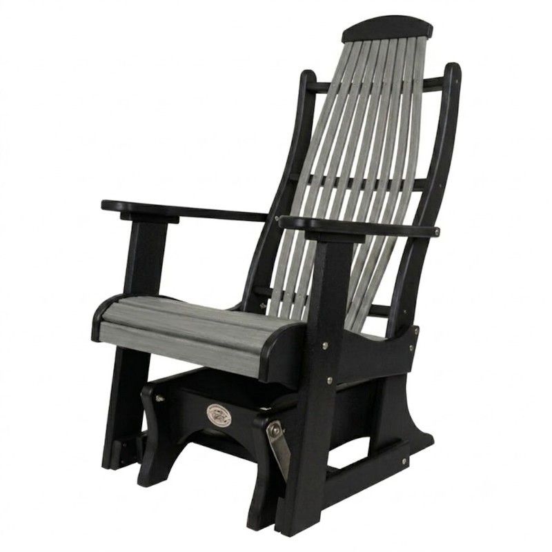 Infinity Living Poly Lumber Blue Ridge Single Glider