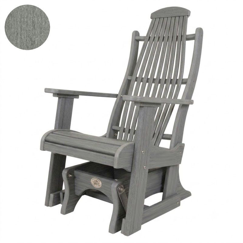 Infinity Living Poly Lumber Blue Ridge Single Glider