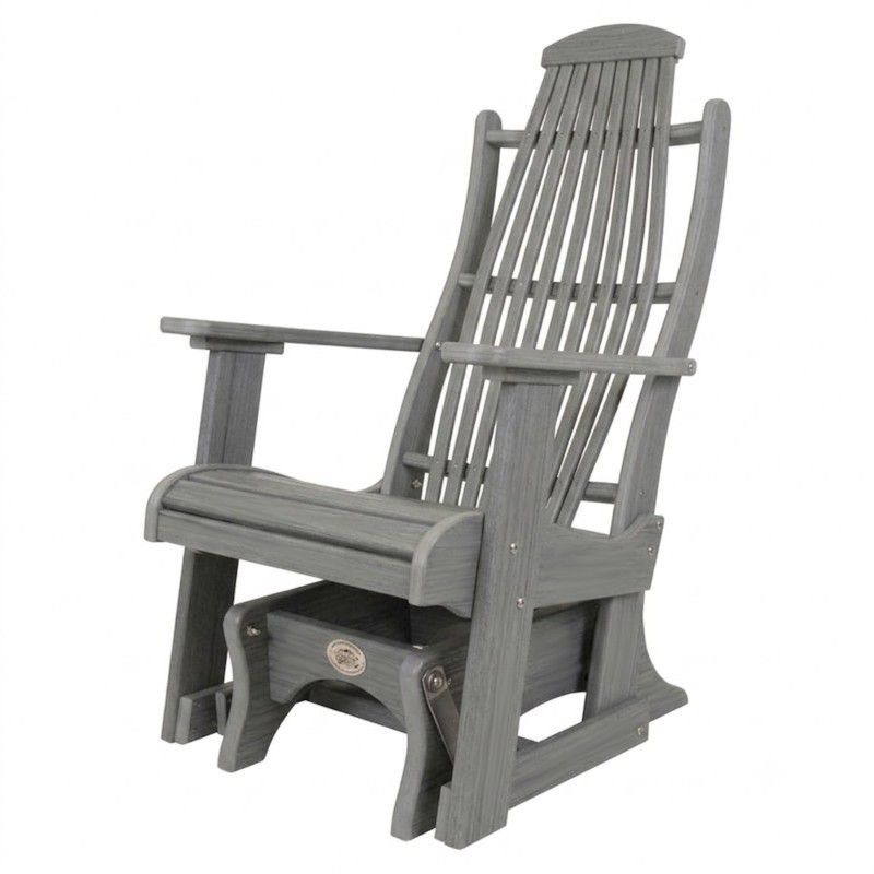 Infinity Living Poly Lumber Blue Ridge Single Glider